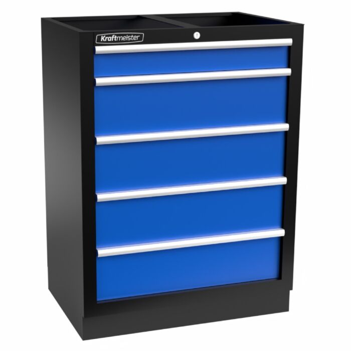 Kraftmeister Standard gereedschapsladekast 5 lades blauw