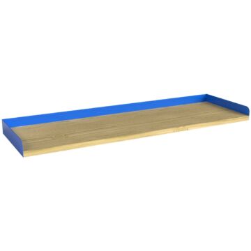 Kraftmeister Premium rubberwood werkblad met blauwe rand