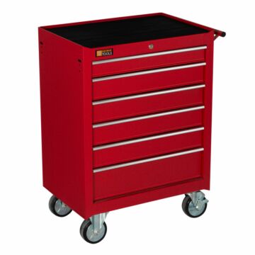 George Tools gereedschapswagen 6 lades rood